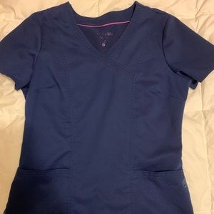 Purple Label yoga scrub top